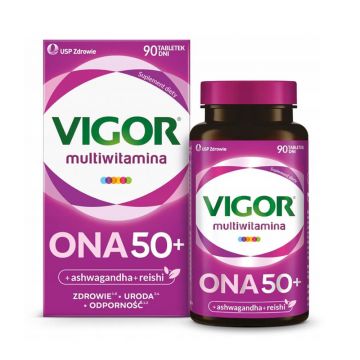 Vigor Multivitamine Ona 50+, 90 comprimate