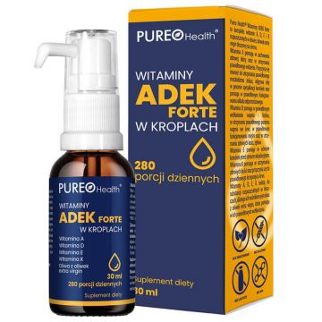 Vitamine de sănătate Pureo ADEK Forte, picături, 30 ml