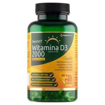 XeniVit Vitamina D3 2000, 240 capsule moi
