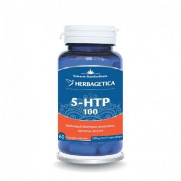 5 HTP 100 Zen Forte, 120 capsule, Herbagetica