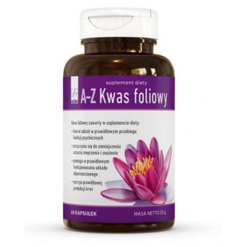 Acid folic A-Z, 60 capsule