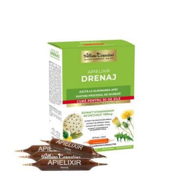 Apielixir Drenaj, 30 fiole, Albina Carpatina