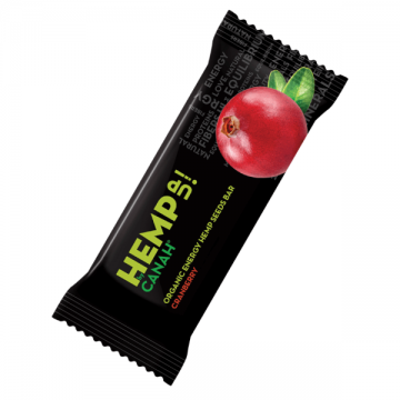 Baton cânepă cu merișoare Hemp Up, 48 g, Canah