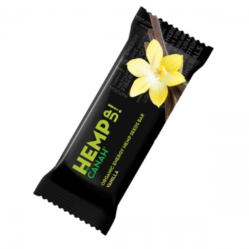 Baton cânepă cu vanilie și susan Hemp Up, 48 g, Canah