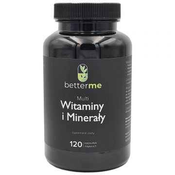 BetterMe Vitamine și minerale, 120 capsule moi