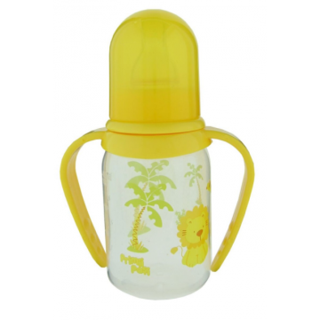 Biberon cu manare decorat, 125ml, Primii Pasi