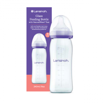 Biberon sticla, 240ml, Lansinoh
