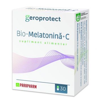 Bio-Melatonina+C, 30 capsule, Parapharm