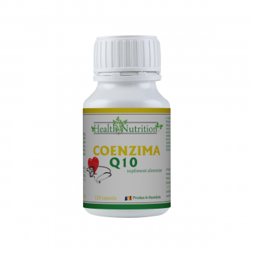 Coenzima Q10 100% naturala, 120 capsule, Health Nutrition