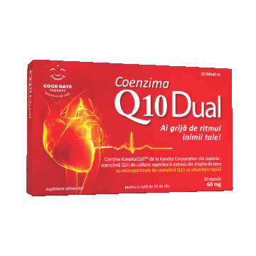 Coenzima Q10 Dual 60mg, 30 capsule, Good Days Therapy