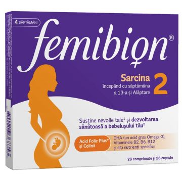 Femibion 2, 28 comprimate+28 capsule, Femibion