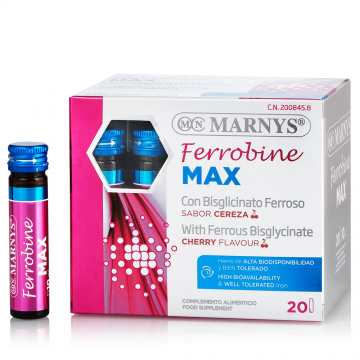 Ferrobine Max cu fier + zinc si vitamine, 20 fiole, Marnys