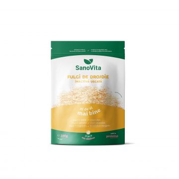 Fulgi de drojdie inactiva uscata, 200 g, Sanovita