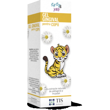 Gel gingival pentru copii Baby4You, 15ml, Tis Farmaceutic