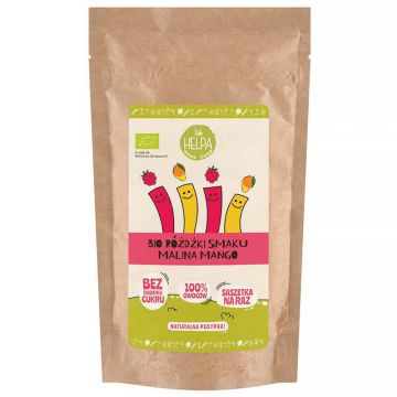 Helpa Bio Wands of Flavour, zmeură și mango, 20 g