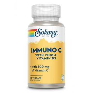 Immuno C + Zinc + Vitamina D3, 30 capsule, Secom