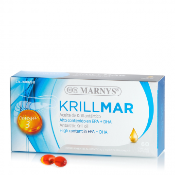 Krillmar Ulei de krill si ulei de peste cu omega 3, 60 capsule, Marnys