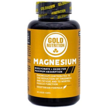 Magneziu 600mg, 60 capsule, Gold Nutrition