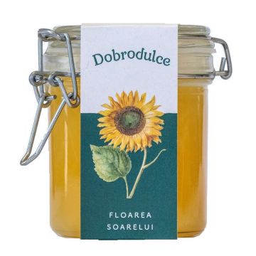 Miere de floarea soarelui, 350 g, Dobrodulce