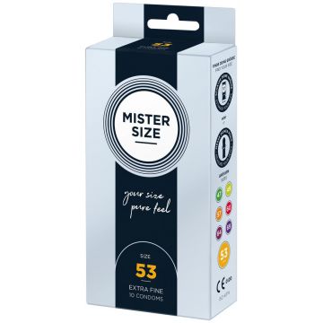Mister Size, 53 mm prezervative, 10 bucăți