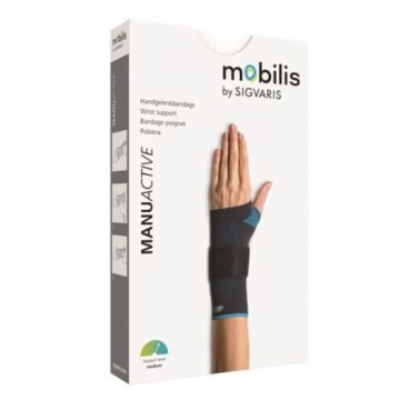 Mobilis Manu Active, Stabilizator de încheietură, mărimea S, stânga, 1 buc