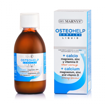 Osteohelp Complex Lichid calciu + magneziu + zinc + vitamina D3, 250ml, Marnys