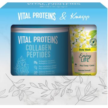 Pachet cadou Vital Proteins Peptide de colagen 567g + gel de duș Kneipp 200ml