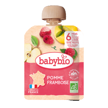 Piure de mar si zmeura bio, 90g, BabyBio