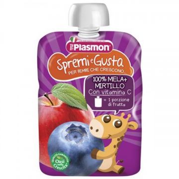 Piure din afine si mar, 100g, Plasmon