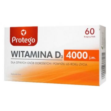 Protego Vitamina D 4000 pentru adulți 60 capsule