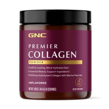 Pudra cu peptide de colagen hidrolizat fara aroma Premier Collagen, 141.4 g, GNC