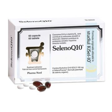 Seleno Q10, 60 capsule + 60 tablete, Pharma Nord