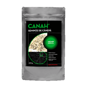 Seminte de canepa, 500 g, Canah