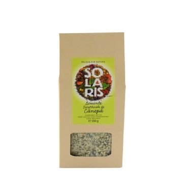 Seminte decorticate de canepa, 250 g, Solaris