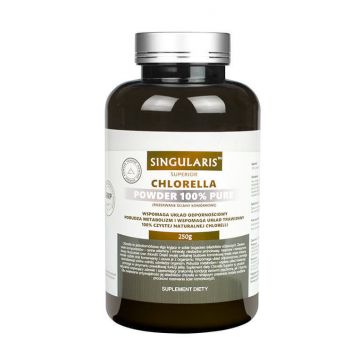 Singularis Superior Chlorella pulbere 100% pură 250g