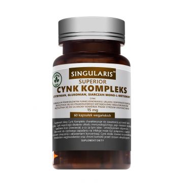 Singularis Superior, Zinc Complex 15mg, 60 capsule