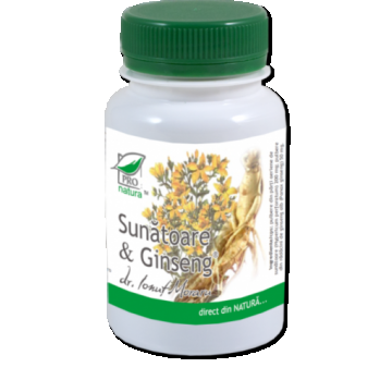 Sunatoare si Ginseng, 150 capsule, Pro Natura