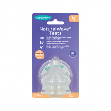 Tetina cu flux lent, 2 bucati, Lansinoh