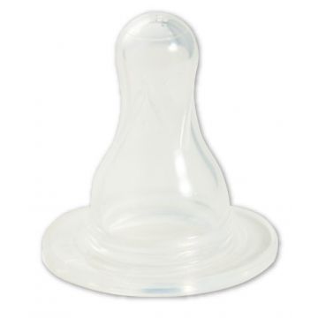 Tetine silicon curgere rapida 6 luni+, 2 bucati, Primii Pasi