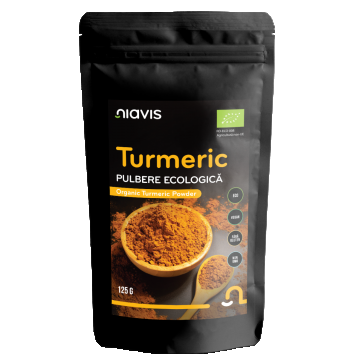 Turmeric Pulbere ecologica, 125g, Niavis