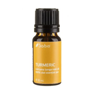 Ulei esential de turmeric (curcuma longa), 10ml, Sabio