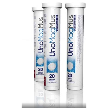 Uno Mag Mus, 20 comprimate efervescente
