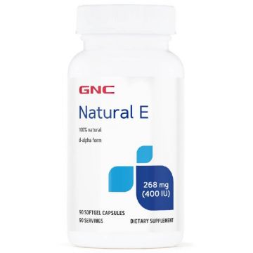 Vitamina E Naturala 400 UI, 90 capsule, GNC