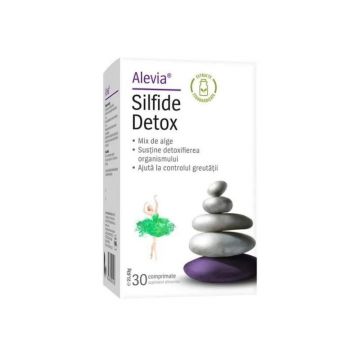 Alevia Silfide Detox, 30 comprimate