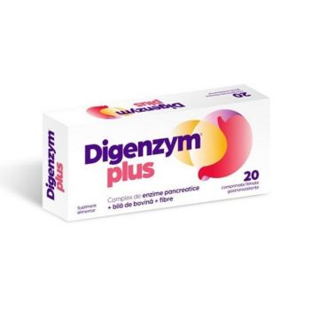 Digenzym Plus 20 comprimate filmate gastrorezistente