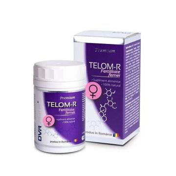 DVR Pharm Telom-R fertilitate femei, 120 capsule