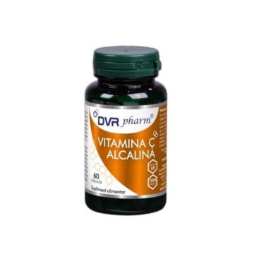 DVR Pharm Vitamina C alcalina, 60 capsule