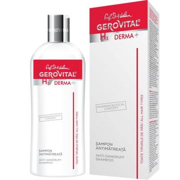 Sampon antimatreata H3 Derma+, 200 ml, Gerovital