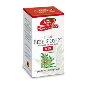 Mami si bebe, sirop cu fructoza Biosept, 100ml, Fares