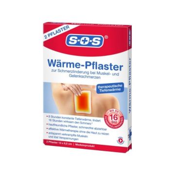 SOS Plasture cald 13cm x 9.5cm, 2 bucati